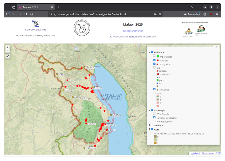 Online Map Northern Malawi
